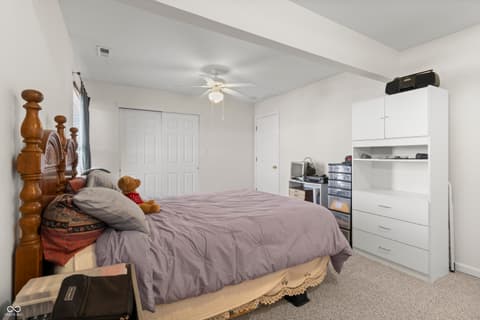Bedroom at 201 N Blue Ribbon Court, Rushville, IN