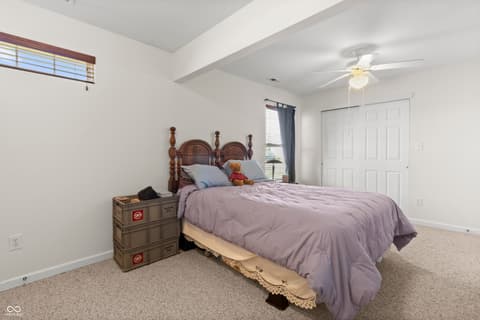 Bedroom at 201 N Blue Ribbon Court, Rushville, IN