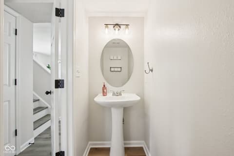 Bathroom at 3642 Limelight Lane, Whitestown, IN