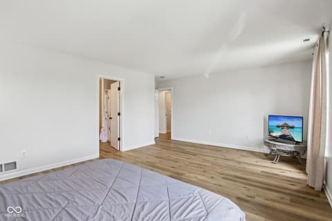 Primary bedroom at 3642 Limelight Lane, Whitestown, IN