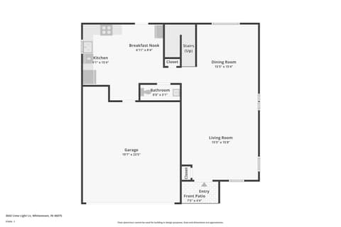 Floor Plan — 3642 Limelight Lane, Whitestown, IN