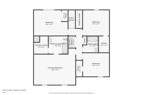 Floor Plan — 3642 Limelight Lane, Whitestown, IN
