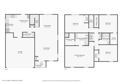 Floor Plan — 3642 Limelight Lane, Whitestown, IN