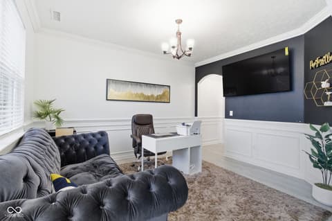 Home office at 6809 Bryant Place, Plainfield, IN