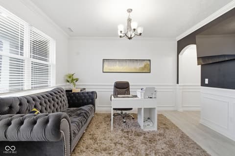 Home office at 6809 Bryant Place, Plainfield, IN