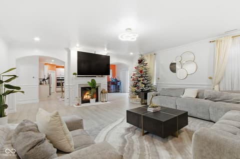 Living room at 6809 Bryant Place, Plainfield, IN