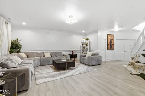 Living room at 6809 Bryant Place, Plainfield, IN