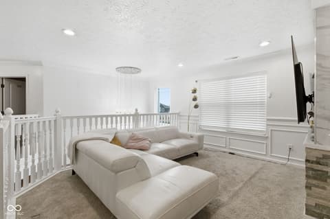 Living room at 6809 Bryant Place, Plainfield, IN
