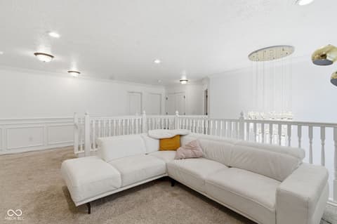Living room at 6809 Bryant Place, Plainfield, IN