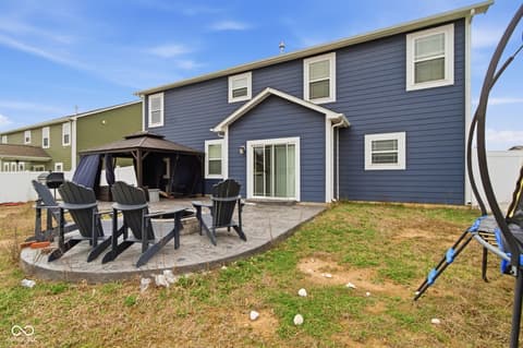 Backyard at 6809 Bryant Place, Plainfield, IN