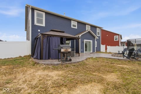 Backyard at 6809 Bryant Place, Plainfield, IN