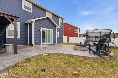 Backyard at 6809 Bryant Place, Plainfield, IN