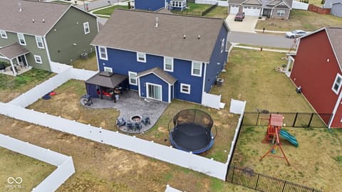Aerial view at 6809 Bryant Place, Plainfield, IN
