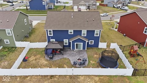 Aerial view at 6809 Bryant Place, Plainfield, IN