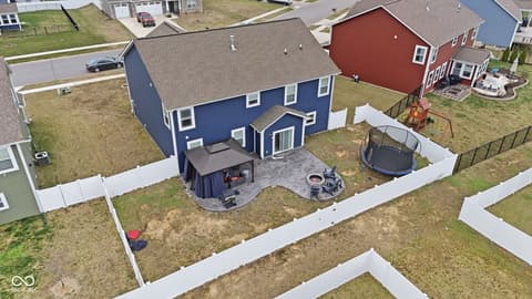 Aerial view at 6809 Bryant Place, Plainfield, IN