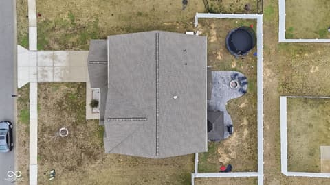 Aerial view at 6809 Bryant Place, Plainfield, IN