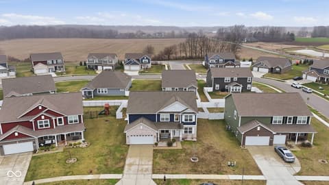 Aerial view at 6809 Bryant Place, Plainfield, IN