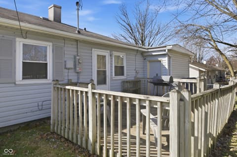 Backyard at 2502 Horton Drive, Anderson, IN