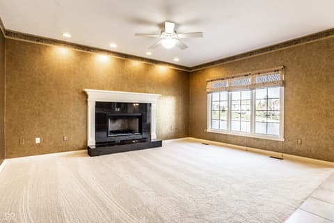 Family room at 2444 Laurel Lake Boulevard, Carmel, IN