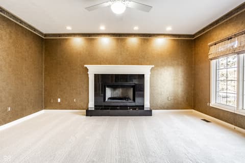Family room at 2444 Laurel Lake Boulevard, Carmel, IN