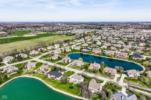 Aerial view at 2444 Laurel Lake Boulevard, Carmel, IN