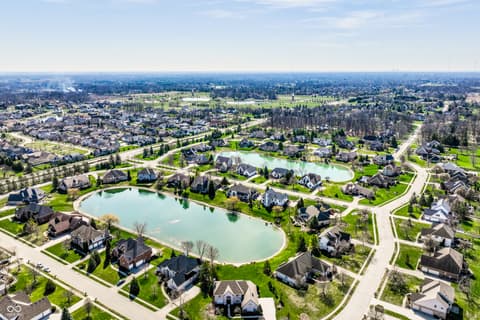 Aerial view at 2444 Laurel Lake Boulevard, Carmel, IN