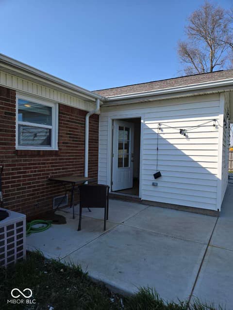 Backyard at 3745 S Main Street, Whitestown, IN
