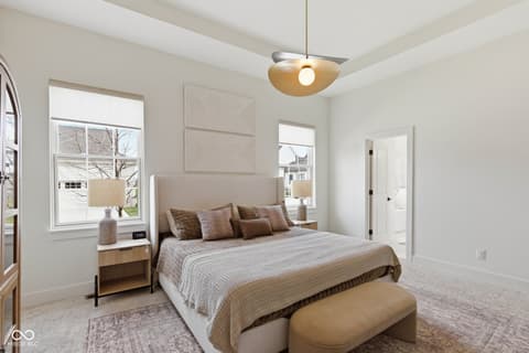 Primary bedroom at 1541 Cantata Lane, Westfield, IN