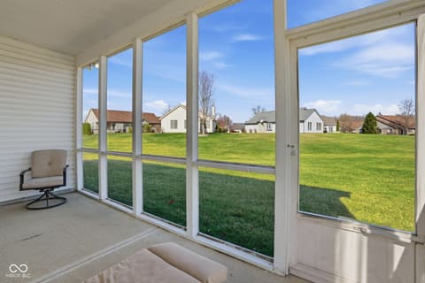 Outdoor living area at 6906 Harbour Woods Overlook, Noblesville, IN
