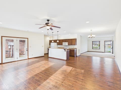 Living room at 143 Devonshire Court, Anderson, IN