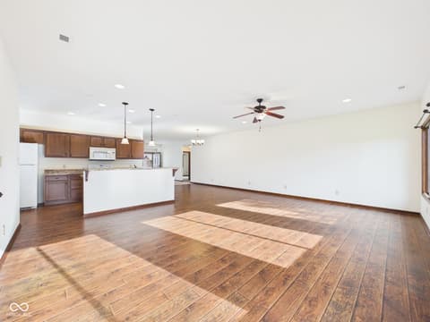 Living room at 143 Devonshire Court, Anderson, IN