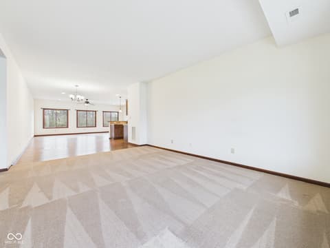 Living room at 143 Devonshire Court, Anderson, IN