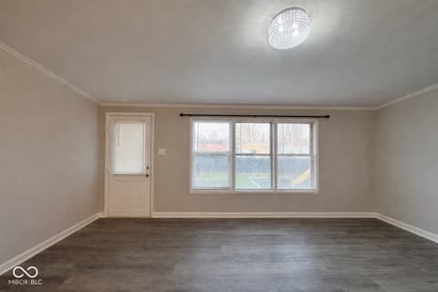 Living room at 3831 Ireland Drive, Indianapolis, IN