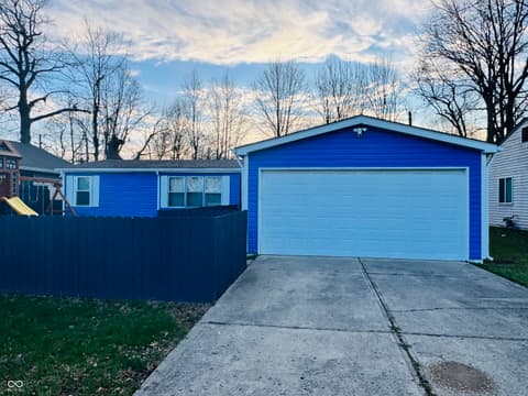 Front exterior at 3831 Ireland Drive, Indianapolis, IN