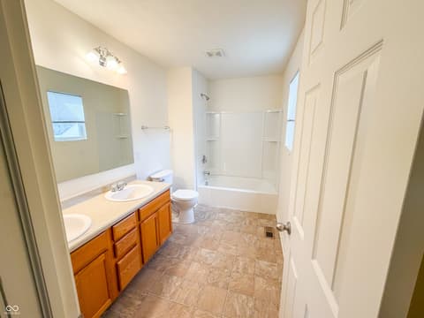 Bathroom at 3366 Firethorn Drive, Whitestown, IN