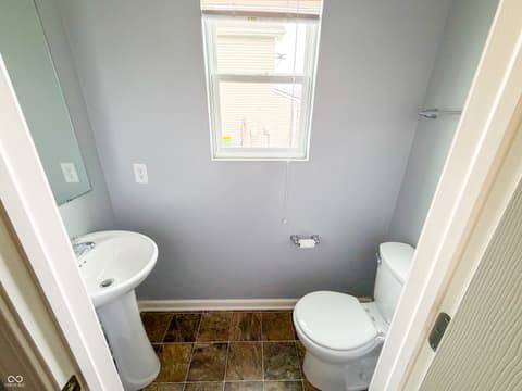Bathroom at 3366 Firethorn Drive, Whitestown, IN