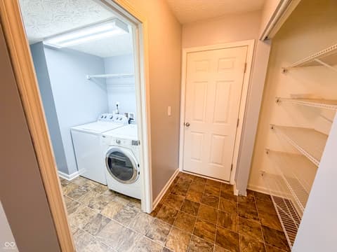 Laundry room at 3366 Firethorn Drive, Whitestown, IN