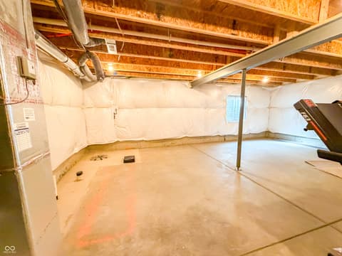 Basement at 3366 Firethorn Drive, Whitestown, IN