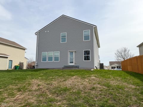 Backyard at 3366 Firethorn Drive, Whitestown, IN