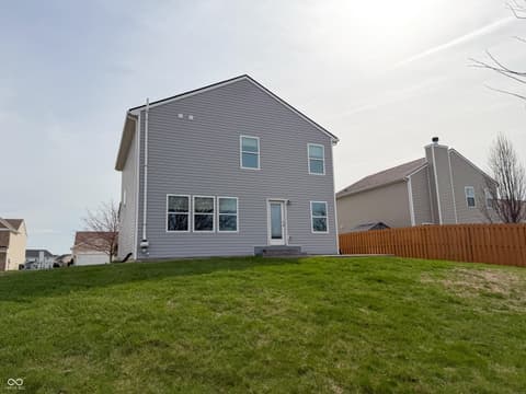 Backyard at 3366 Firethorn Drive, Whitestown, IN