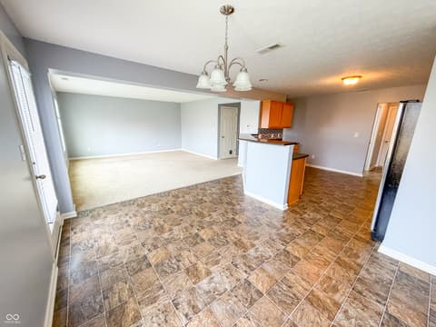 Kitchen at 3366 Firethorn Drive, Whitestown, IN