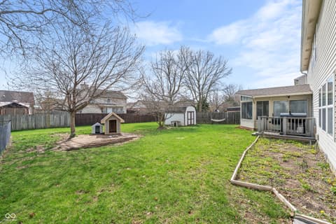 Yard at 11103 Bear Hollow Drive, Indianapolis, IN