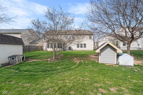 Backyard at 11103 Bear Hollow Drive, Indianapolis, IN
