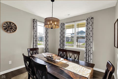 Dining room at 2042 Downey Lane, Greenfield, IN