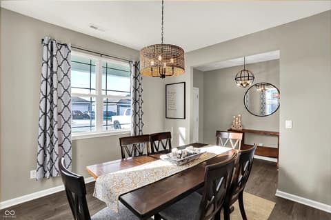 Dining room at 2042 Downey Lane, Greenfield, IN