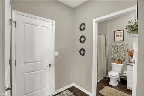Bathroom at 2042 Downey Lane, Greenfield, IN