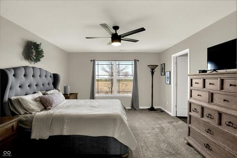 Bedroom at 2042 Downey Lane, Greenfield, IN