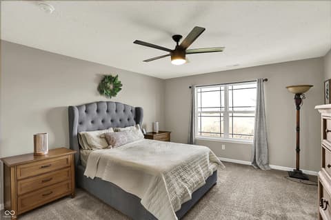 Bedroom at 2042 Downey Lane, Greenfield, IN