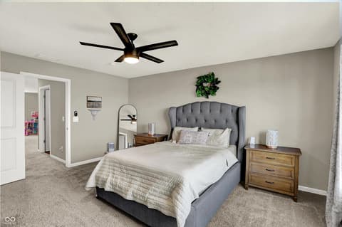 Bedroom at 2042 Downey Lane, Greenfield, IN