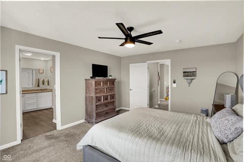 Bedroom at 2042 Downey Lane, Greenfield, IN